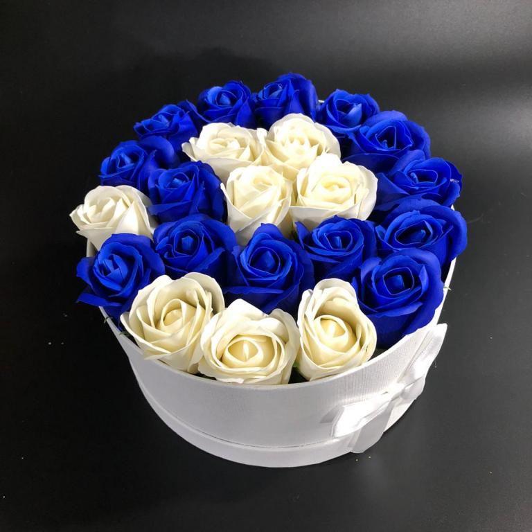 Cutie trandafir SAPUN