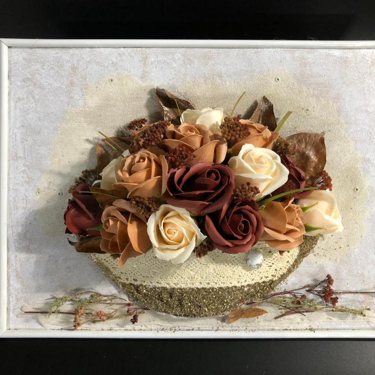 Trandafiri Sapun tablou Vaza 